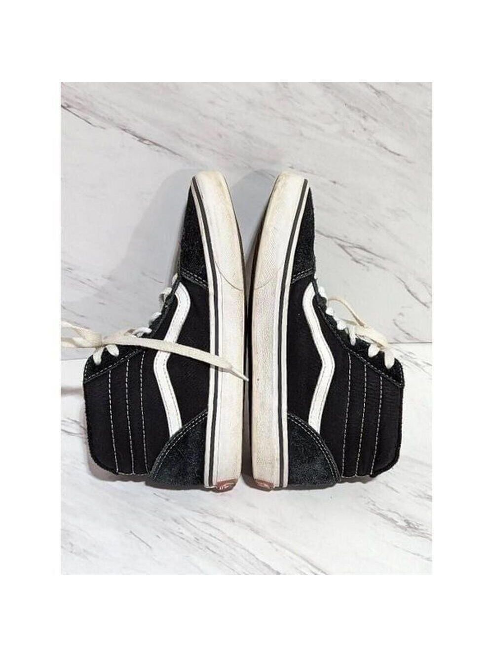 Vans Iconic Youth Black Sk8-Hi Suede High Top Size 4
